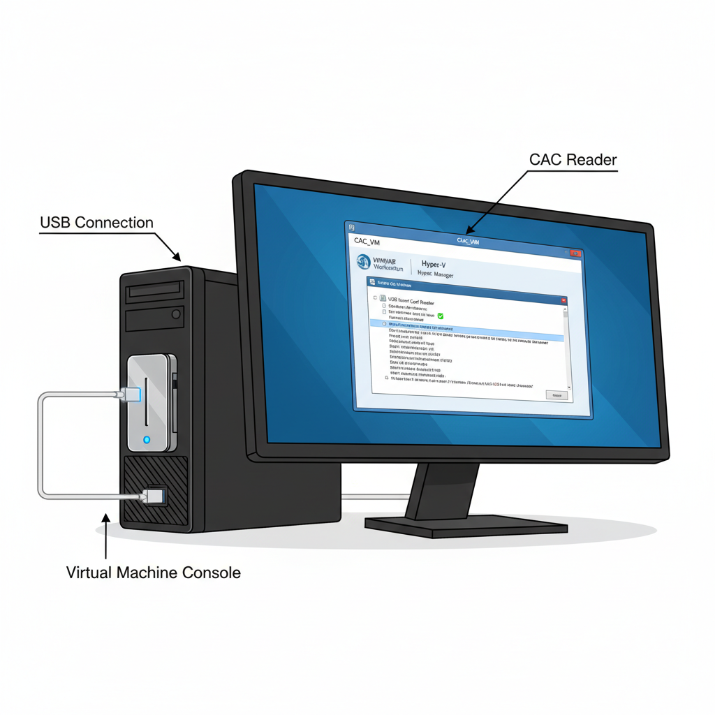 CAC in VMware or Hyper-V: Virtual Machine Smart Card Setup