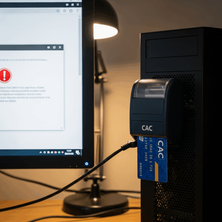 CAC Card Not Recognized in Browser Fix Guide