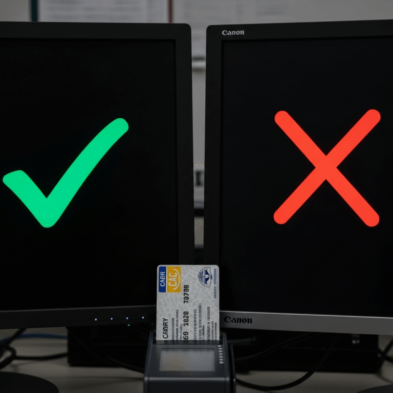 CAC Card Works on One Computer But Not Another